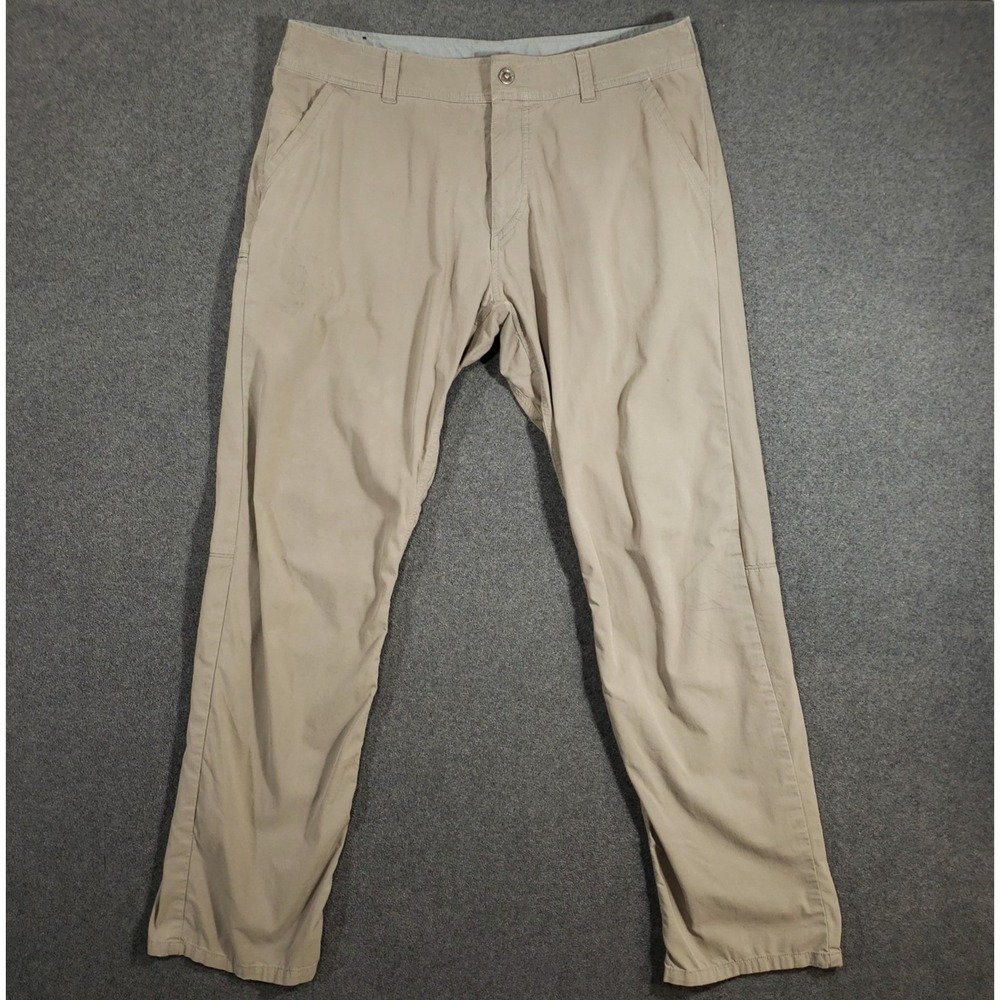 Kuhl Slax Pants Men's 38x34 Khaki Hiking Outdoor Workwear Gorpcore‎